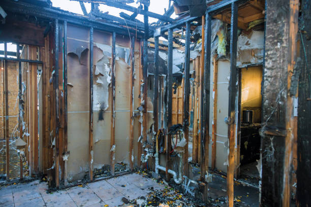 Professional Fire Damage Repair technician working in Lock Haven, PA